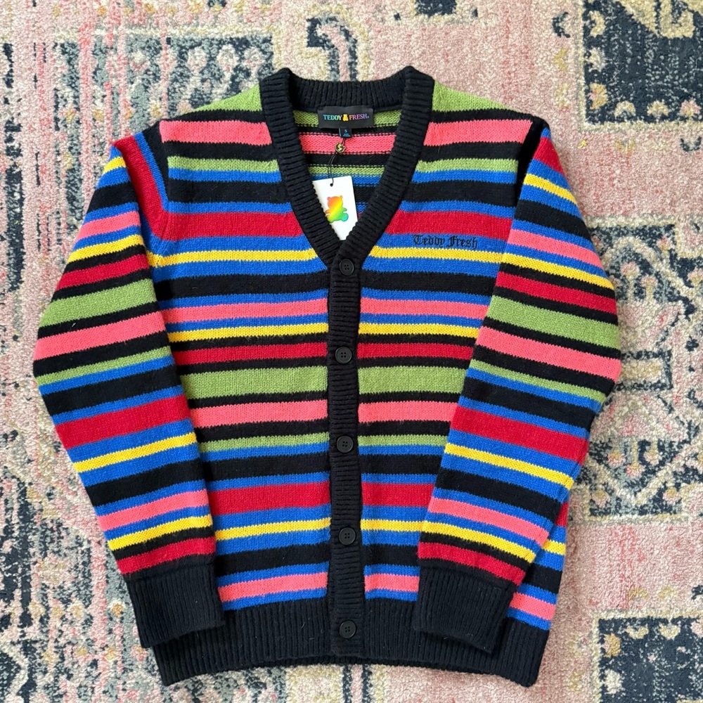 Teddy Fresh Rainbow Stripe Knit Skirt – Brand New With Tags – Size Small